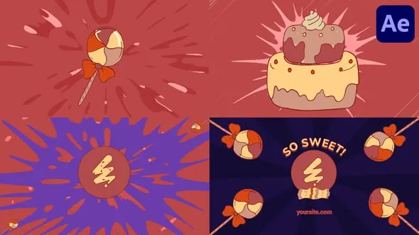 Videohive Sweet Morphing Logo for After Effects 55036625 1 Videohive Sweet Morphing Logo for After Effects 55036625