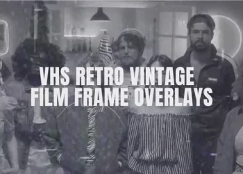 Videohive VHS Retro Vintage Film Frame Overlays 54612448