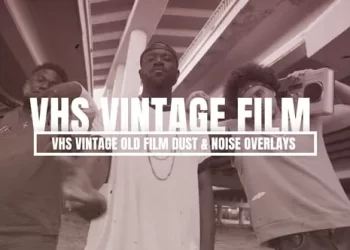 Videohive VHS Vintage Old Film Dust & Noise Overlays For After Effects 54693006