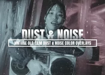Videohive Vintage Old Film Dust and Noise Color Overlays 54868760