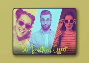 50 Duotone Photoshop Action