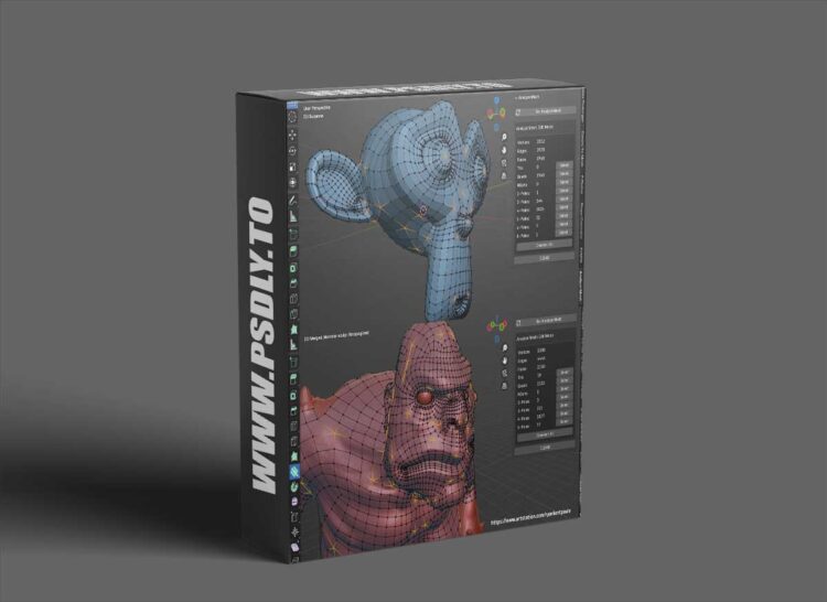 Analyze Mesh v1.0.6 for Blender 1 Analyze Mesh v1.0 for Blender