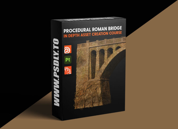 CGSide – Roman bridge – Houdini modeling 1 CGSide – Roman bridge – Houdini modeling