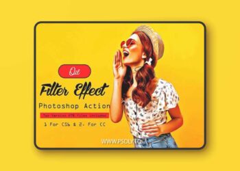 Oil Filter Effect Action for Photoshop