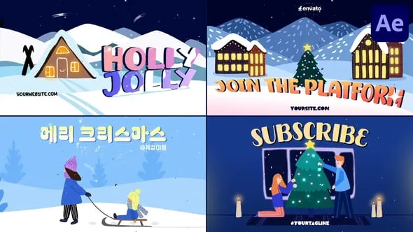 Videohive Christmas Vibe Typography for After Effects 55421283 1 Videohive Christmas Vibe Typography for After Effects 55421283