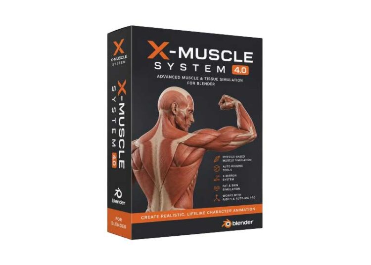 X-Muscle System v4.9.7 for Blender 1 X Muscle System v4.9.7 for Blender