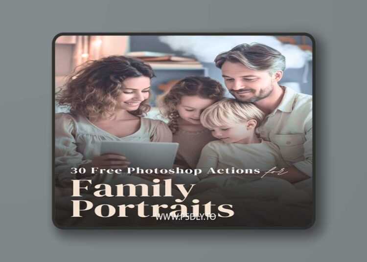 30 Family Portraits Actions for Photoshop 1 30 Family Portraits Actions for Photoshop