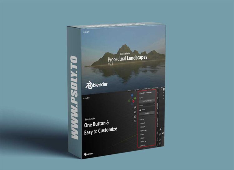 Blender Market - Procedural Landscapes v1.1 1 Blender Market - Procedural Landscapes v1.1