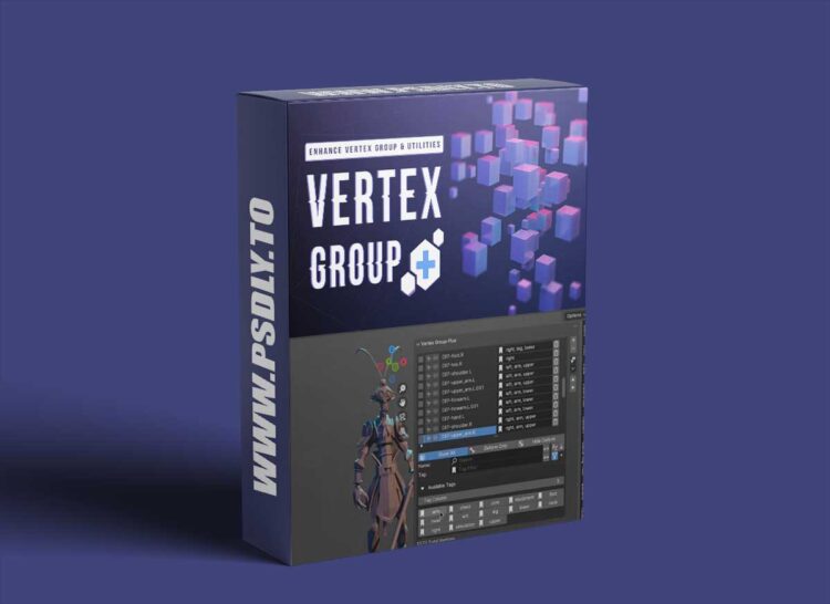 Blender Market - Vertex Group Plus - Enhanced Vertex Group & Utilities 1 Blender Market - Vertex Group Plus - Enhanced Vertex Group & Utilities