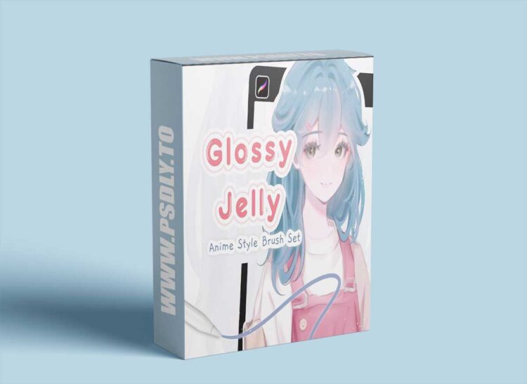 Glossy Jelly Anime Brush Set - Lineart and Color Brush Pack 1 Glossy Jelly Anime Brush Set - Lineart and Color Brush Pack
