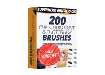 Superhero Brush Pack For CLIP STUDIO PAINT & PHOTOSHOP