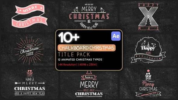 Videohive 12 Chalkboard Christmas Title Pack 4K 55961424 1 Videohive 12 Chalkboard Christmas Title Pack 4K 55961424