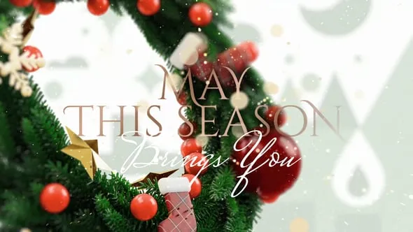 Videohive 3D Christmas Wreath Invitation 55658212 1 Videohive 3D Christmas Wreath Invitation 55658212