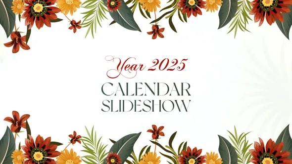 Videohive Elegant 2025 Floral Calendar Slideshow 55829979 1 Videohive Elegant 2025 Floral Calendar Slideshow 55829979