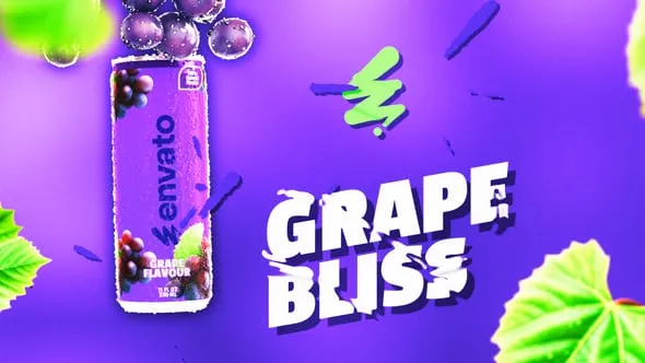 Videohive Grape Bliss Can Mockup 55765259 1 Videohive Grape Bliss Can Mockup 55765259