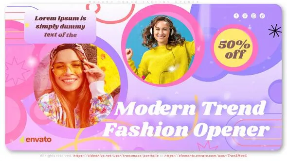 Videohive Modern Trend Fashion Opener 56023140 1 Videohive Modern Trend Fashion Opener 56023140