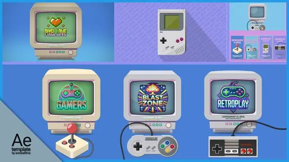 Videohive Retro Gaming Pack 55719237 1 Videohive Retro Gaming Pack 55719237