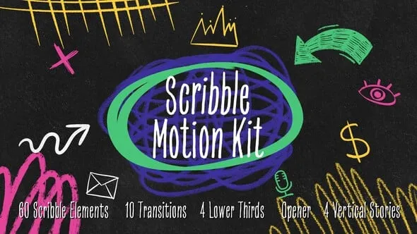 Videohive Scribble Motion Kit 55605967 1 Videohive Scribble Motion Kit 55605967