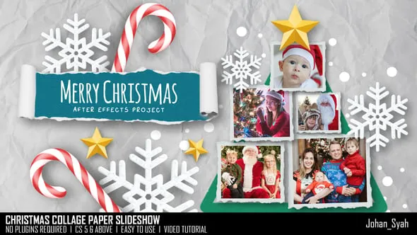 Videohive Christmas Collage Paper Slideshow 55835359 1 Videohive Christmas Collage Paper Slideshow 55835359