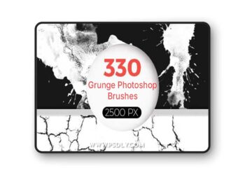 330 Grunge Photoshop Brushes Bundle