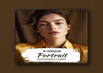 8 Unique Portrait Actions for Photoshop