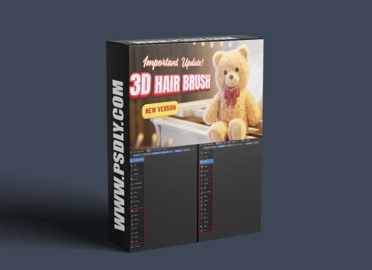 Blender Addon | 3D Hair Brush - Support New Hair System | Vfx Grace 1 Blender Addon | 3D Hair Brush - Support New Hair System | Vfx Grace
