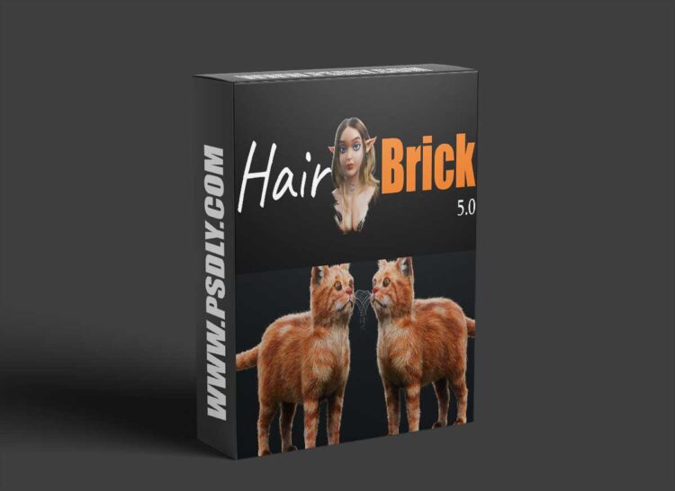 Blender Market - Hair Brick Pro 5.0 1 Blender Market - Hair Brick Pro 5.0