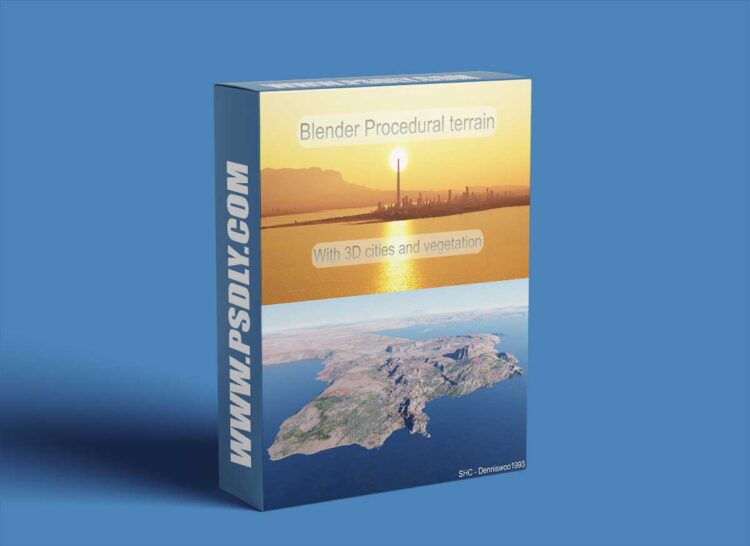 Blender Market - Large Scale Procedural Terrain Generator With 3D Cities And Vegetation 1 Blender Market - Large Scale Procedural Terrain Generator With 3D Cities And Vegetation