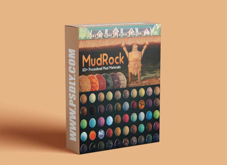 Blender Market - Mudrock 2.0 - 50+ Procedural Mud Materials 1 Blender Market - Mudrock 2.0 - 50+ Procedural Mud Materials