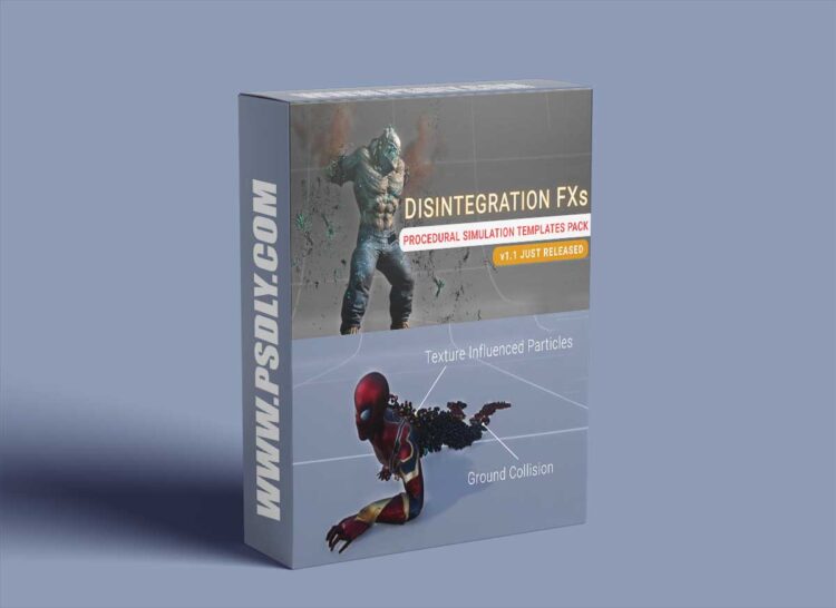 Blendermarket - Disintegration Fxs v1.1 For Blender 1 Blendermarket - Disintegration Fxs v1.1 For Blender
