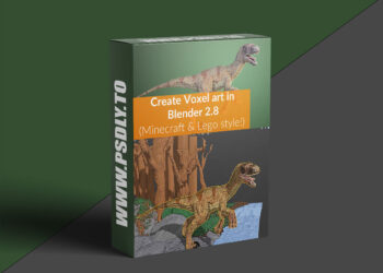 CGCookie - Creating Detailed Voxel Art in Blender 2.8