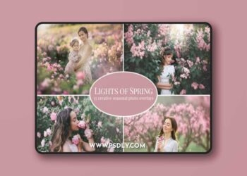 CreativeMarket - Lights of Spring photo overlays 5879066