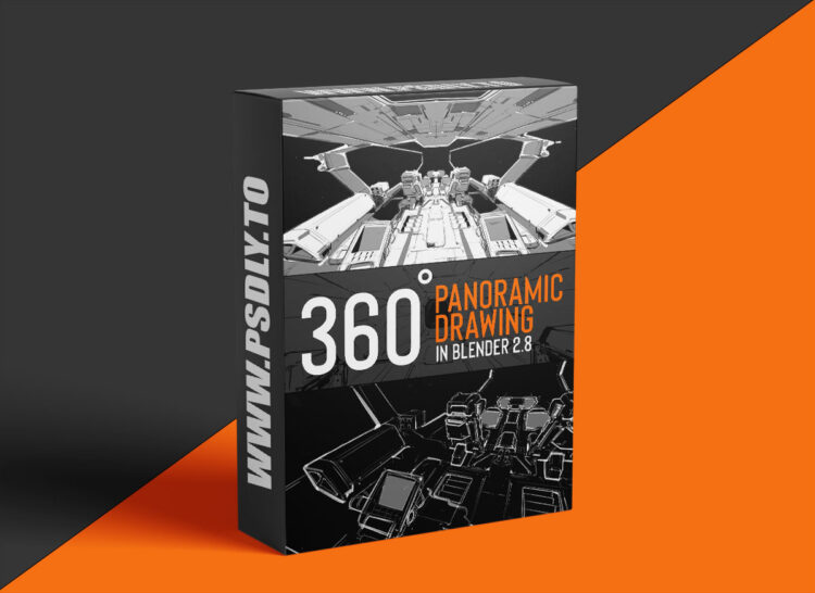 Jama Jurabaev - 360 panoramic drawing in Blender 1 Jama Jurabaev - 360 panoramic drawing in Blender