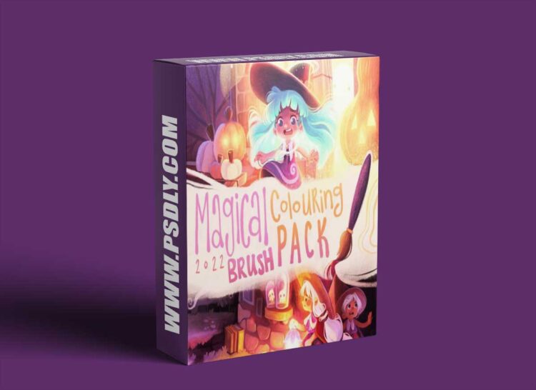 Kate Pellerin Poopikat - Magical Colouring Brush Pack For Procreate 1 Kate Pellerin Poopikat - Magical Colouring Brush Pack For Procreate