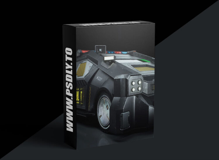 Kitbash3D – Cyberpunk Vehicle 1 Kitbash3D – Cyberpunk Vehicle