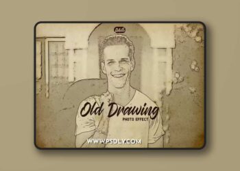Old Drawing Photo Effect