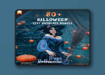 PhotoWhoa - 80+ Halloween Overlays Bundle
