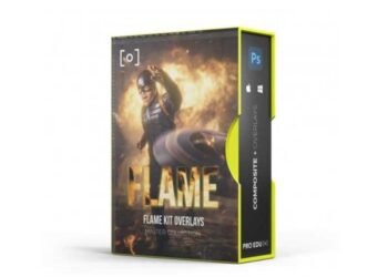 Pro EDU - Flame Kit FX Overlays Bundle Volume 1 & 2