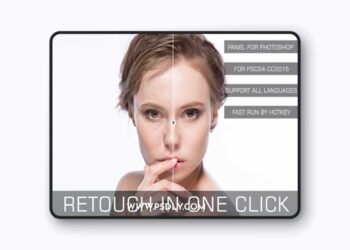 Retouch in One Click Panel 3D Model
