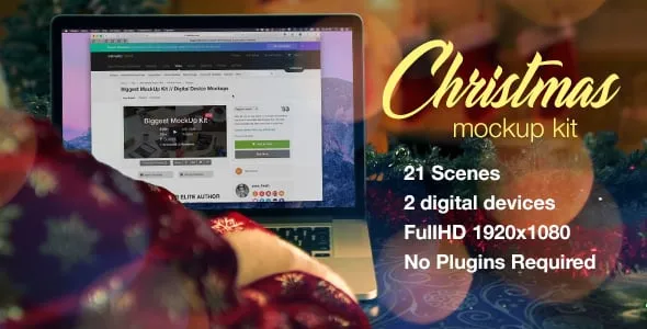 Videohive Christmas Mockup Kit 21116723 1 Videohive Christmas Mockup Kit 21116723