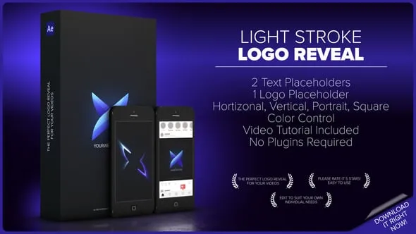 Videohive - Light Stroke Logo Reveal - 56416541 1 Videohive - Light Stroke Logo Reveal - 56416541