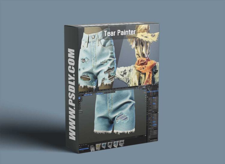 Blender Market - Tear Painter v1.2 1 Blender Market - Tear Painter v1.0