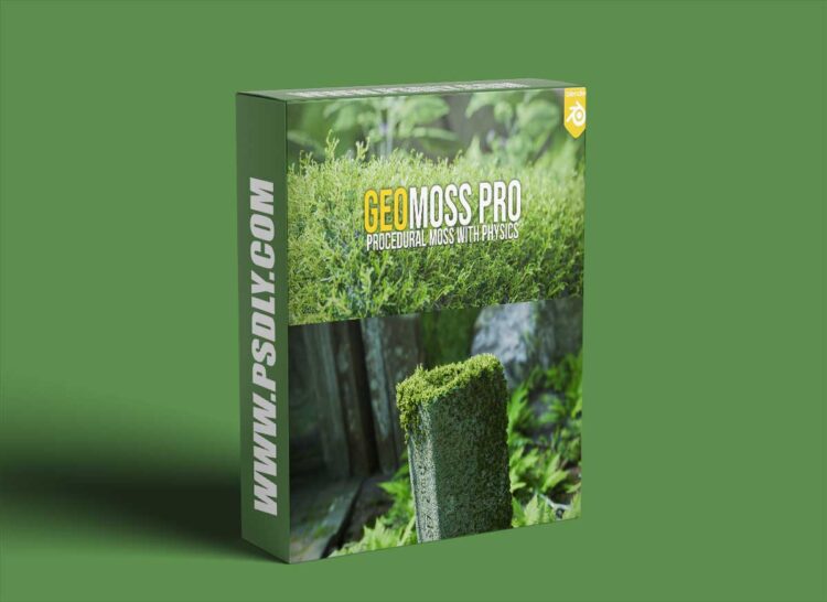 Blender Market - Geomoss Pro: Physical Moss Addon 1 Blender Market - Geomoss Pro: Physical Moss Addon