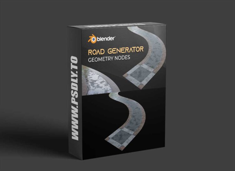Blender Market - Procedural Road Generator Geometry Nodes 1 Blender Market - Procedural Road Generator Geometry Nodes