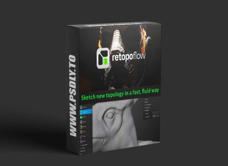 Blender Market - RetopoFlow 3 v3.4.5 1 Blender Market - RetopoFlow 3 v3.4.5