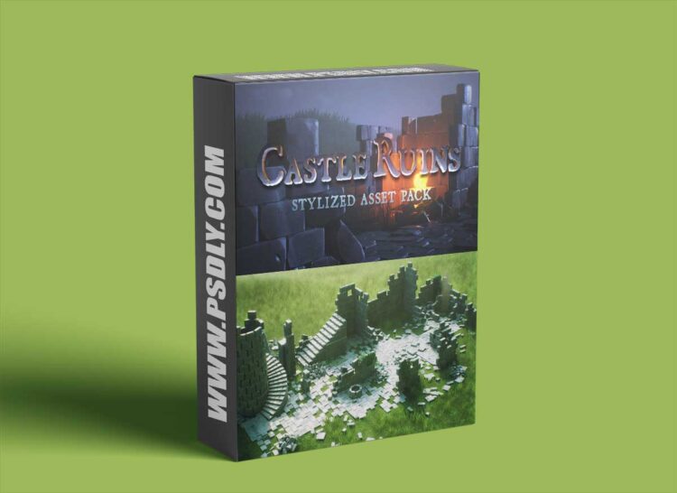 Blender Market - Stylized Castle Ruins Asset Pack 1 Blender Market - Stylized Castle Ruins Asset Pack