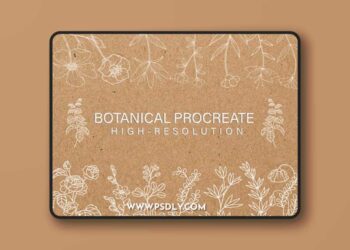 Botanical-Stamps---Procreate-Brushes