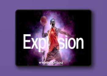 CreativeMarket - Space Explosion Photo Effect - 6470081