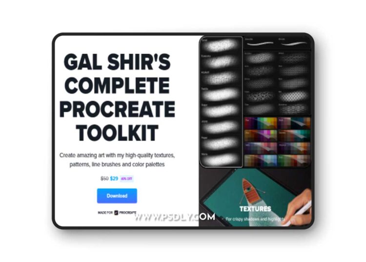 Gal Shir's - Complete Procreate Toolkit 1 Gal Shir's - Complete Procreate Toolkit
