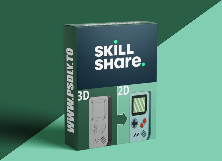 Skillshare - The 3D to 2D Blender Workflow - Game Boy 1 Skillshare - The 3D to 2D Blender Workflow - Game Boy